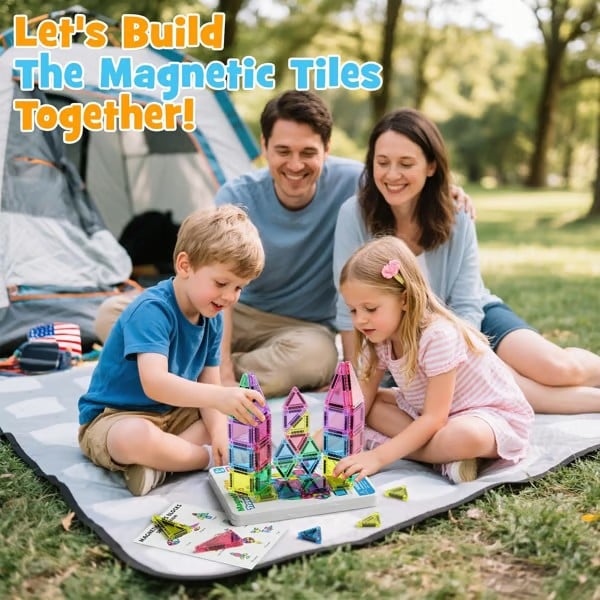 🎁Last Day Special 49% OFF - Mini Magnetic Tiles Building Blocks