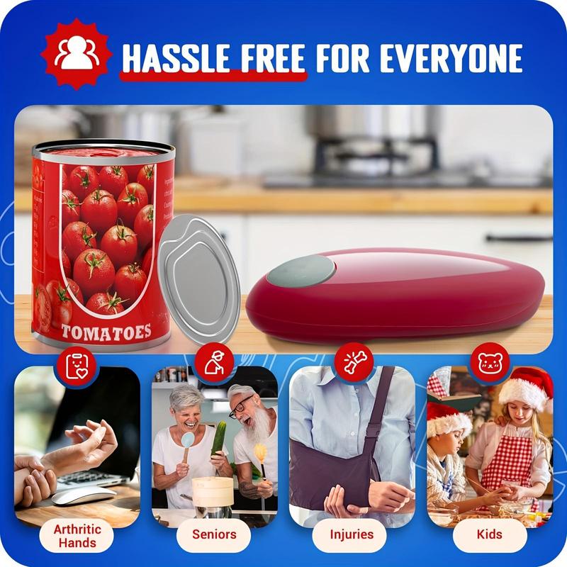 Automatic Electric Can Opener: Open Cans in Seconds, Effortlessly![Buy 2 Free Shipping]