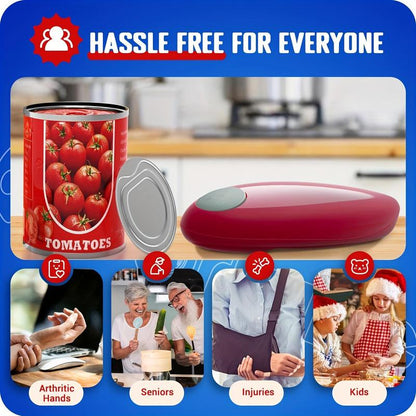 Automatic Electric Can Opener: Open Cans in Seconds, Effortlessly![Buy 2 Free Shipping]